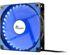 Inter-Tech Argus L-12025 modrá / Ventilátor / 120x120x25 mm / LED / 1200 ot./min (88885412)