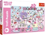 TREFL Puzzle Objevuj svět Hello Kitty