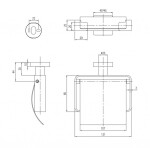 VILLEROY & BOCH - Elements Striking Držák toaletního papíru, matná černá TVA152013000K5