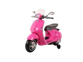 Mamido Dětský elektrický skútr Vespa GTS růžový