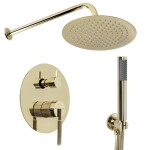 REA - Podomítková sprchová sada Argon Gold + BOX REA-P6538