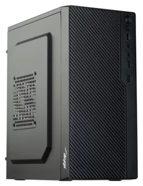 Akyga AK36BK černá / PC skříň / Micro Tower / mATX, Mini-ITX / 2x USB 2.0, 1x USB 3.2 Gen 1 / bez zdroje (AK36BK)