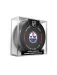 Inglasco / Sherwood Puk Edmonton Oilers Official Game Puck 2022-2023