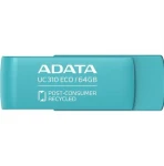 ADATA UC310 ECO 64GB zelená / USB 3.2 Type A / čtení: 100MBps (UC310E-64G-RGN)