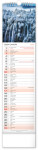 Nástěnný kalendář 2027 Notique kravata Krajina, 12 x 48 cm