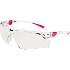 Univet 506UP 506U-03-02 ochranné brýle vč. ochrany proti zamlžení, vč. ochrany před UV zářením bílá, růžová