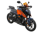 Ktm 125 Duke 24-25, 250 Duke 24-25 Klín pod motor - 3 barvy - Karbonový vzhled-stříbrná mřížka