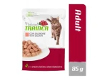 Natural Trainer Cat adult losos 85 g / Kapsička pro kočky (8059149030173)