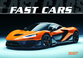 Kalendář 2027 nástěnný: FAST CARS