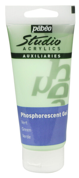 Pébéo Fosforeskující akrylová barva Pébeo Phosphorescent 100ml - zelená