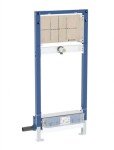 GEBERIT - Duofix Předstěnová instalace pro sprchu, výška 130 cm, s odtokem ve stěně, nástěnná armatura pod omítku 111.581.00.2