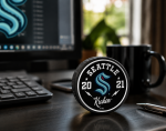 Mustang Puk Seattle Kraken NHL Bolt