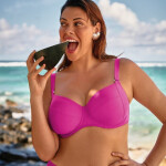Dámská plavková podprsenka M6 8753-1 126 magenta - Anita 75C