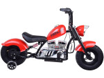Mamido Dětská elektrická motorka Chopper 24V červená