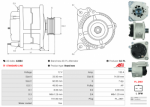 Alternátor A3084