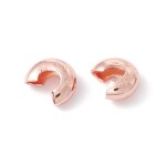 Krytka na zamačkávací rokajl - 3,0 mm - růžová - 1ks