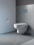 DURAVIT - DuraStyle Basic Závěsné WC se sedátkem SoftClose, Rimless, bílá 45620900A1