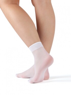EVONA a.s. Dámské ponožky POLO 111 bílé - POLO 111 25-27
