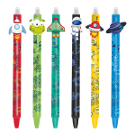 Colorino gumovatelné pero Vesmír, 36 ks, modrá náplň, displej - 36ks