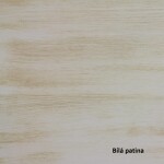ARTEN (NANO Systems s.r.o.) Rustikální noční stolek POPRAD COM115 - borovice (bílý vosk) ART-POP-COM115-BILY