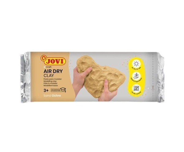 JOVI samotvrdnoucí modelovací hmota - 500g, okrová