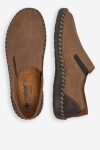 Polobotky Rieker B2460-25 Přírodní kůže (useň) - Nubuk