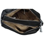 Jednoduchá malá dámská koženková crossbody Abalo, černá