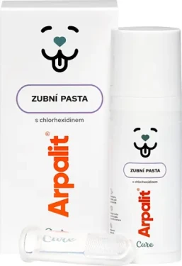 Arpalit Care zubní pasta s chlorhexidinem / Zubní pasta / Pro psy a kočky / 50 ml (344-704731)