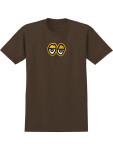 Krooked EYES DARK CHOCOLATE GOLD Print pánské tričko krátkým rukávem