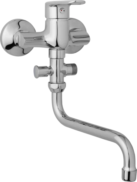 JB Sanitary Nástěnná umyvadlová a sprchová baterie FINERY, rozteč 100 mm, bez příslušenství, trubkové ramínko 200 mm F10 31 30