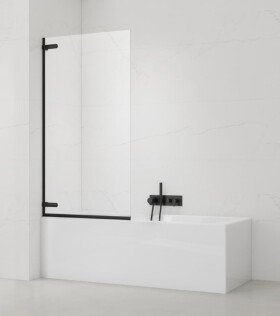 Vanová zástěna SAT TGD NEW 150x80 cm černá SATTGVZO150CT SATTGVZO150CT