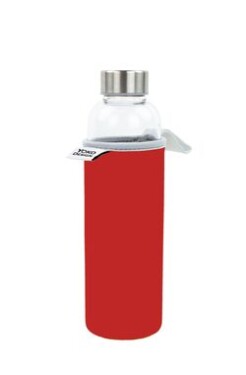 Yoko Design skleněná láhev v neoprenovém pouzdru 500 ml červená (3411800016462)