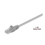 MicroConnect V-UTP510VP RJ45 síťové kabely, propojovací kabely 10 m šedá 10 ks