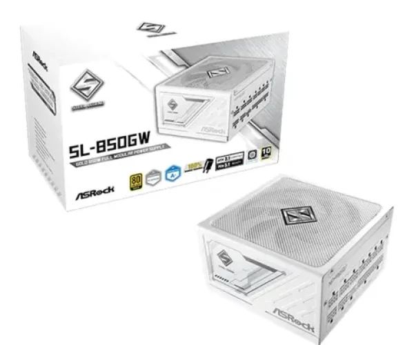 ASRock Steel Legend SL-850GW / ATX / 850W / 80 Plus Gold / 135 mm / Modulární (90-UXS085-GFEABA)