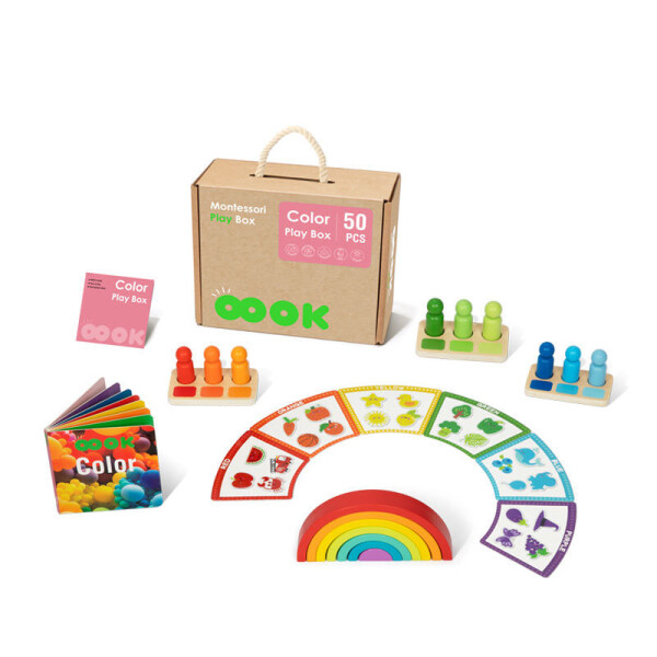 Mamido Montessori Color Box XXL Barevná zábava a učení v jednom