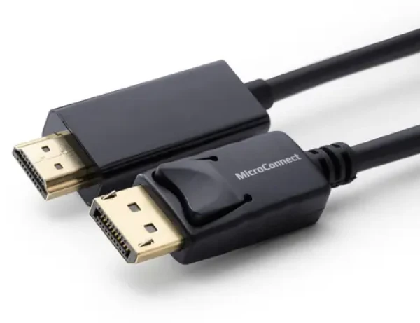 MicroConnect DisplayPort 1.2 - HDMI černá / Kabel / 0,5 m / 1080p / 60 Hz (MC-DP-HDMI-050)