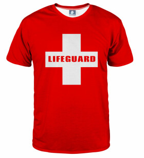 Aloha From Deer Lifeguard T-Shirt TSH AFD980 Červená barva