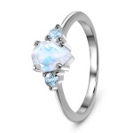 Emporial stříbrný prsten GU-DR9238R-SILVER-MOONSTONE-BLUETOPAZ Velikost: 5 (EU: 49-50)