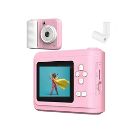 R2 Dětský fotoaparát s okamžitým tiskem růžový