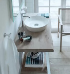 DURAVIT - Cape Cod Umyvadlová mísa, průměr 430 mm, DuraCeram, matná bílá 2328433200