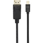 Digitus kabelový adaptér DisplayPort DP - HDMI typu A M - M 1.0 m / s blokováním DP 1.2 HDMI 2.0 / 4K / 60Hz / CE / bl (AK-340303-010-S)