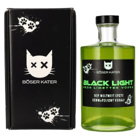 Böser Kater Black Light Neon Limetten Vodka 0,5L, 40%, -DB-