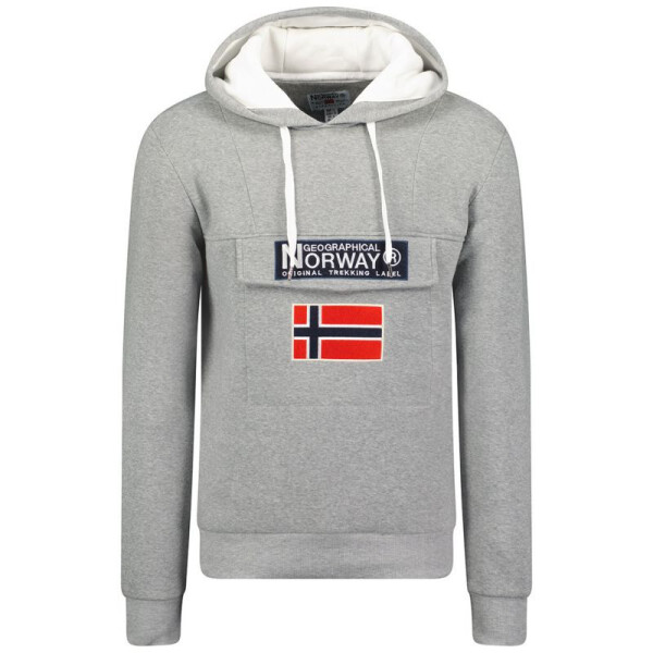 Geographical Norway Gadrien DB 054 M WW6114H/GN/Blended Grey / White mikina L