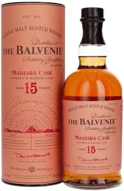 Balvenie Madeira Cask 15 YO / Whisky single malt / Speyside / 43 % / 0,7 l (5010327505510)