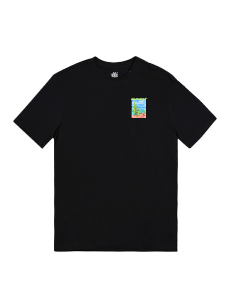 Element TAMARUS FLINT BLACK pánské tričko krátkým rukávem