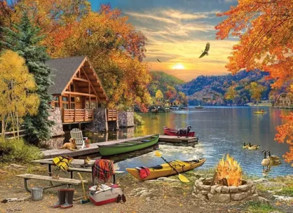 COBBLE HILL Puzzle Útočiště u jezera