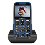 EVOLVEO EasyPhone XR, mobilní telefon pro seniory s nabíjecím stojánkem, modrý