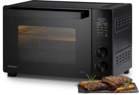Hisense HOM30AF černá / Mini trouba / 1800 W / 30 l / Horkovzdušná / Gril / Dotykový displej (HOM30AF)