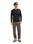 ICEBREAKER Mens Mer 200 Oasis LS Crewe ICEBREAKER, Black velikost: L
