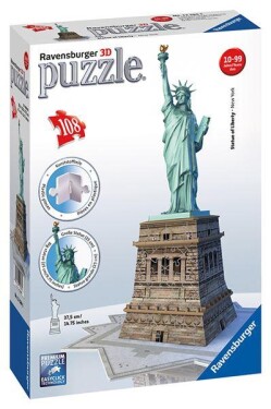 Puzzle 3D Socha Svobody 108 dílků